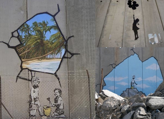 banksy-niños-palestina-muro-gaza