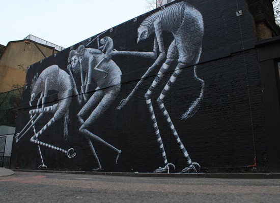 Street-Art-London-Village-Underground-Wall-Phlegm-5